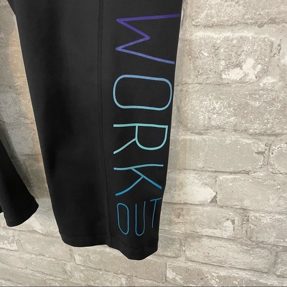 Ideology Work Out Logo Leggings - Picture 2 of 5